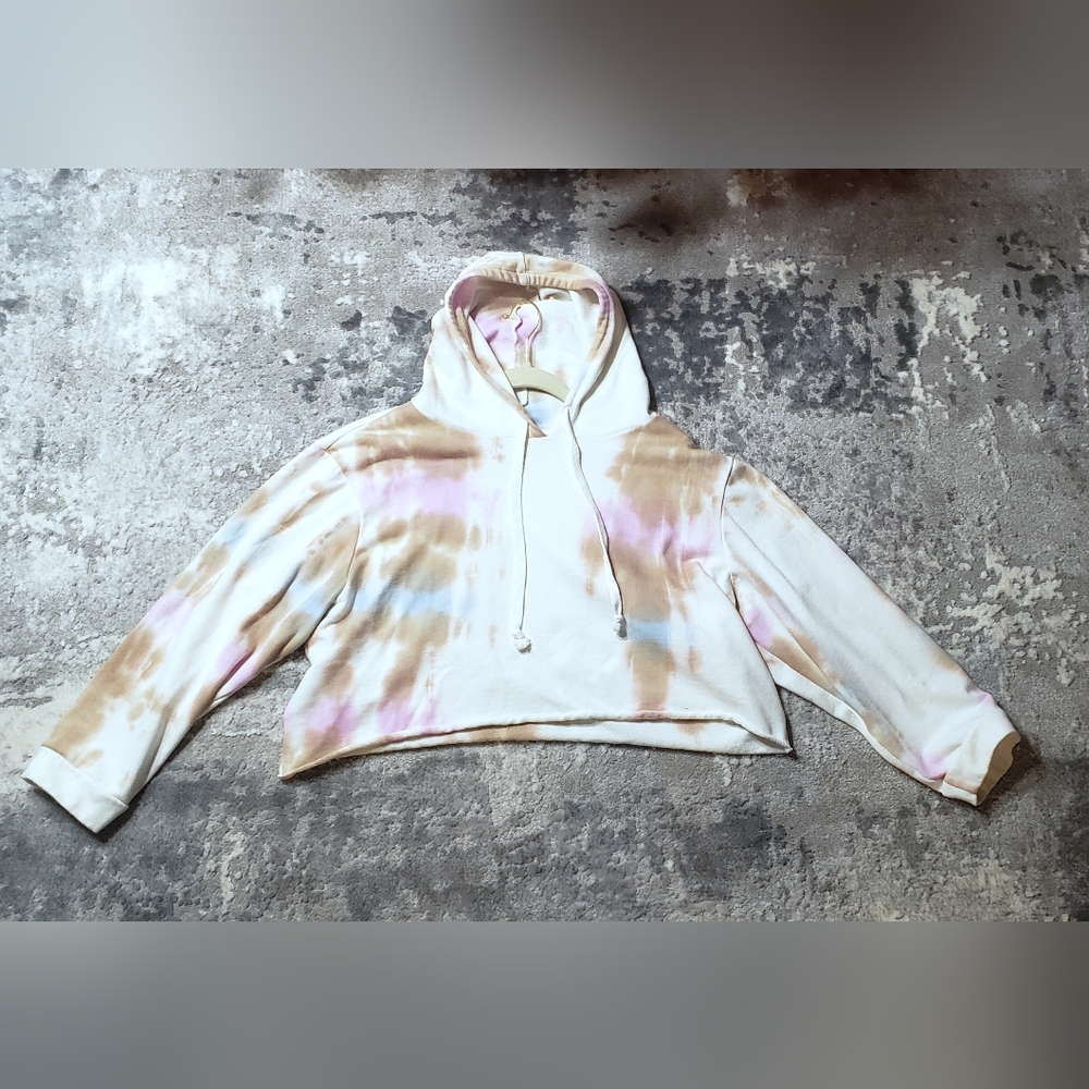Madden Girl Crop top Hoodie, Tie-dye